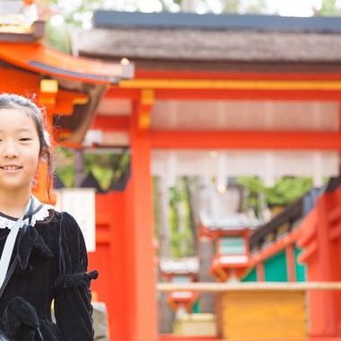 岩崎　隼人が出張撮影した「七五三写真集」の家族写真