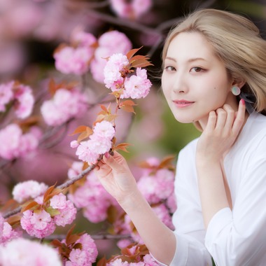 マニピュレイトフォトグラフィーが撮影した「桜ポートレート」の写真