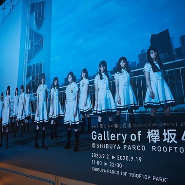 稲葉幸辰が撮影した「夜空に輝く欅坂46」の写真
