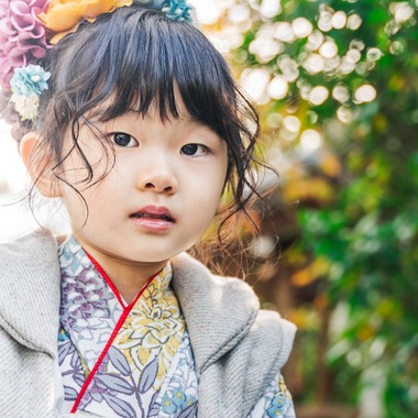 フォトくまが出張撮影した「七五三」の家族写真