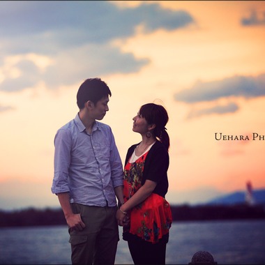 上原フォートスタジオが撮影した「びわ湖エンゲージメント」のウェディングフォト