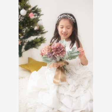 荒畑けいこが出張撮影した「AMIクリスマス撮影会」の家族写真