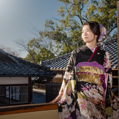 梅田　紫邑が撮影した「愛媛県新居浜市広瀬邸での前撮り」の写真