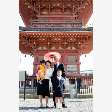 井上が撮影した「七五三撮影＠倉敷、熊野神社」の写真