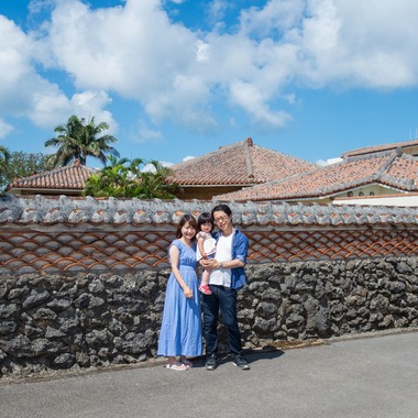 石垣島メモリアルフォトが撮影した「春の石垣島で家族写真」の写真