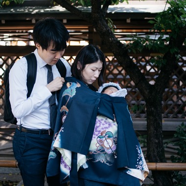 植村由理が撮影した「お宮参り　＠湯島天神」の写真