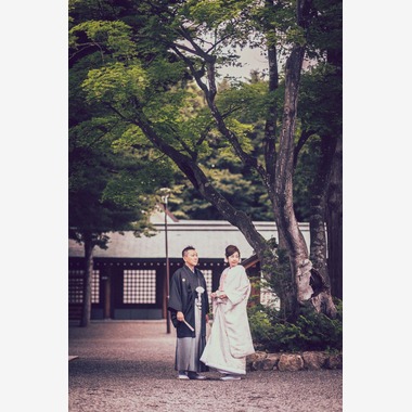 APKが撮影した「2019 August 北海道神宮～ル・ミュゼ」のウェディングフォト