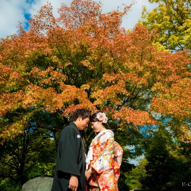 U-CONCENT (香川裕貴)が撮影した「和装ロケーション前撮り_大仙公園」のウェディングフォト