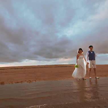 ケアンズ レンズ フォトグラフィーが撮影した「ケアンズ市内＆近郊 - 夕景夜景プラン」のウェディングフォト