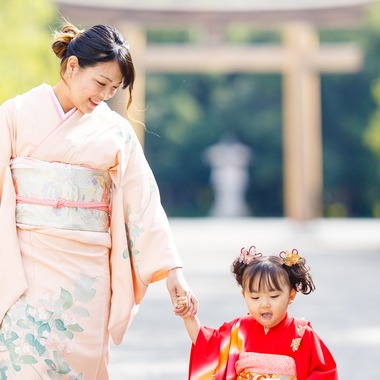 中井企画が出張撮影した「七五三(奈良)」の家族写真