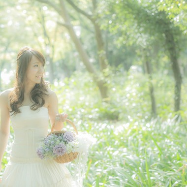 阿部写真館　大阪本町 靭公園前が撮影した「緑のロケーション」の写真