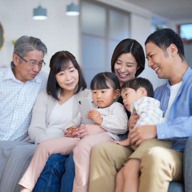 CREATIVE HOUSEが出張撮影した「ファミリーフォト出張撮影」の家族写真