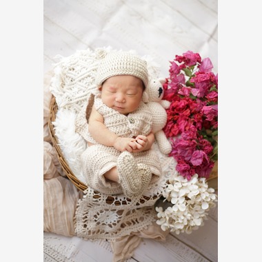 Hug photoが撮影した「ニューボーンフォト」の写真