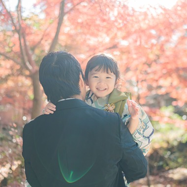 玉城　肇が出張撮影した「七五三撮影」の家族写真
