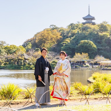 島尻 雅貴が撮影した「フォトウェディング(三溪園)」のウェディングフォト