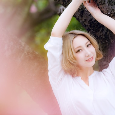 マニピュレイトフォトグラフィーが撮影した「桜ポートレート」の写真
