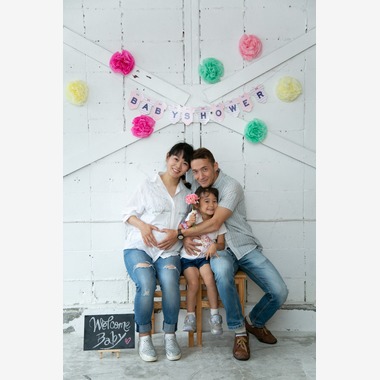 ActorsPhotoが出張撮影した「マタニティフォト 」の家族写真