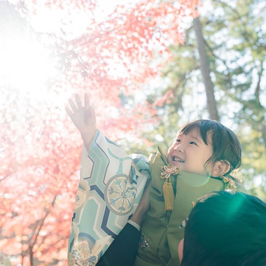 玉城　肇が出張撮影した「七五三撮影」の家族写真