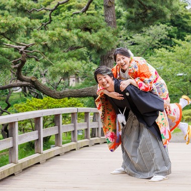 島尻 雅貴が撮影した「フォトウェディング(三溪園)」のウェディングフォト