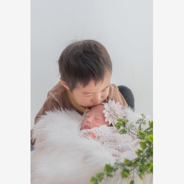 まんまるフォトが出張撮影した「お宮参り・赤ちゃん写真」の家族写真