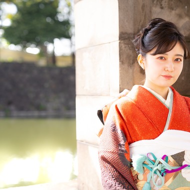 写真家 山田久美子が撮影した「成人式前撮りロケ」の写真