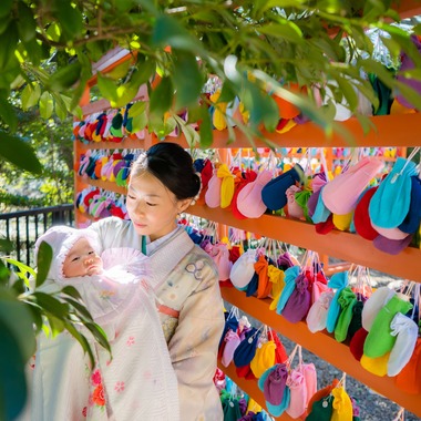 ゆうたが出張撮影した「お宮参り撮影＠大宮」の家族写真