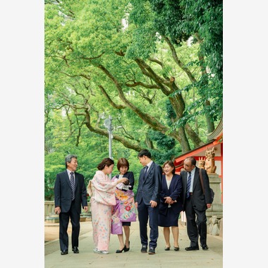 大對敏嗣が撮影した「お宮参り×七五三」の写真