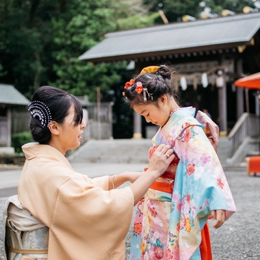植村由理が撮影した「七五三　＠神明社　横浜」の写真