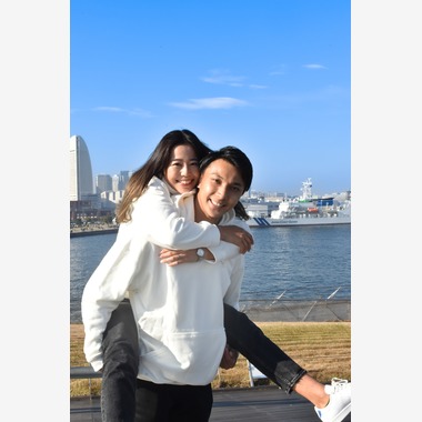 合谷和弘が撮影した「M夫妻 エンゲージメントフォトin横浜」のウェディングフォト