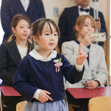 笑顔の写真館が撮影した「保育園卒園式」の写真