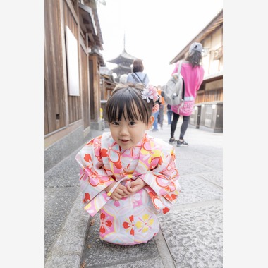 大阪フォトファクトリーが出張撮影した「七五三/子ども着物」の家族写真