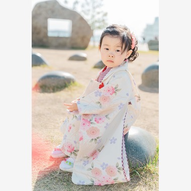 ツムグラフィーが出張撮影した「『七五三撮影@神戸ハーバーランド』」の家族写真