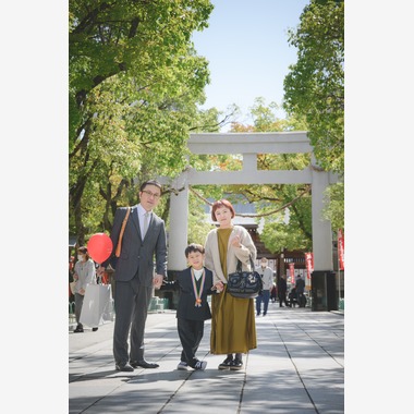 萬代　一樹が出張撮影した「七五三」の家族写真