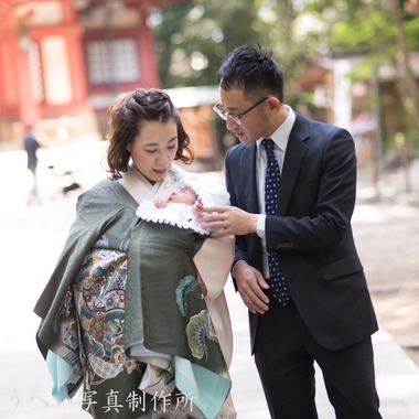 酒井こうへい写真製作所が撮影した「お宮参り・世田谷八幡宮」の写真