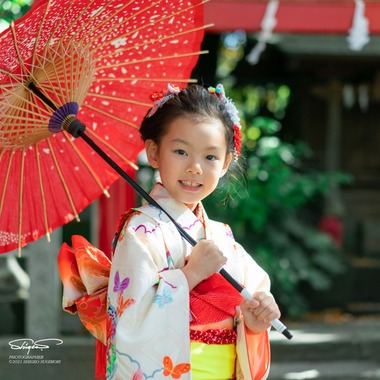 杉森 茂夫 (Photo Studio SS)が出張撮影した「七五三、お宮参り、家族写真」の家族写真