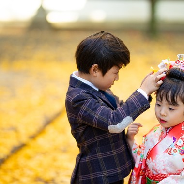 Photo Project PHOTO-ONが出張撮影した「七五三撮影でのサンプル」の家族写真