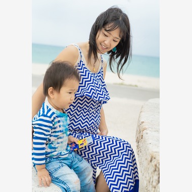 でんでんフォトサービスが撮影した「親子ポートレート」の写真