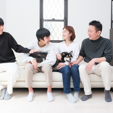 高夏写真店が出張撮影した「家族写真の撮影」の家族写真