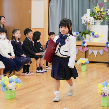 笑顔の写真館が撮影した「保育園卒園式」の写真