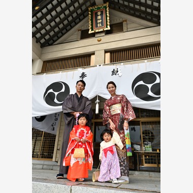 須貝フォトサービスが撮影した「七五三」の写真