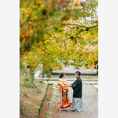 LARA LILYが撮影した「結婚式前撮り(福岡県・秋月城)」の写真