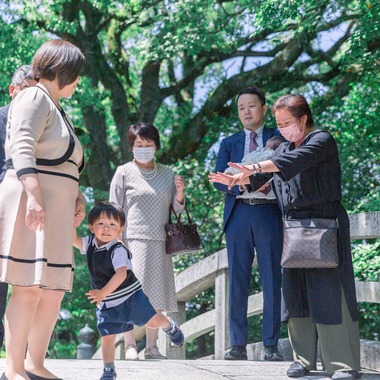 多田正子が撮影した「お宮参り」の写真