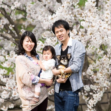 ヤマダフォトが撮影した「ファミリーフォト」の写真