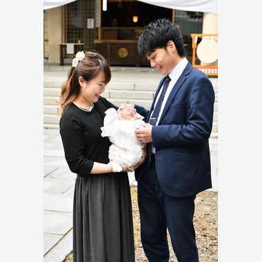 須貝フォトサービスが撮影した「お宮参り」の写真