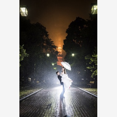 24to Produceが撮影した「東京タワーナイトフォト」のウェディングフォト