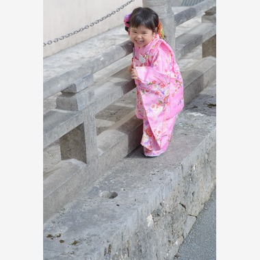 ＥＧＰが撮影した「沖縄七五三」の写真