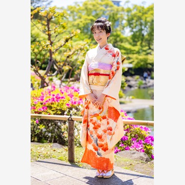 フォトスタジオENOが撮影した「成人式後撮り」の写真