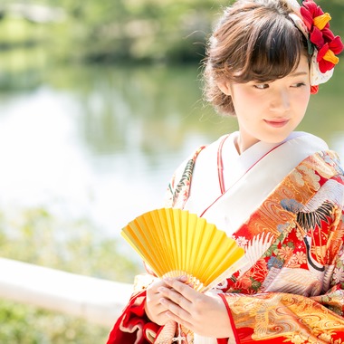 NEMURA FILMSが撮影した「和装前撮りフォト」のウェディングフォト