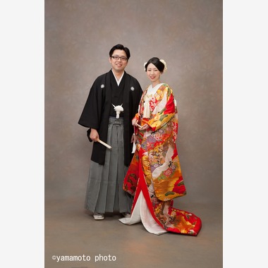山本写真館が撮影した「和装フォトスタジオ」のウェディングフォト