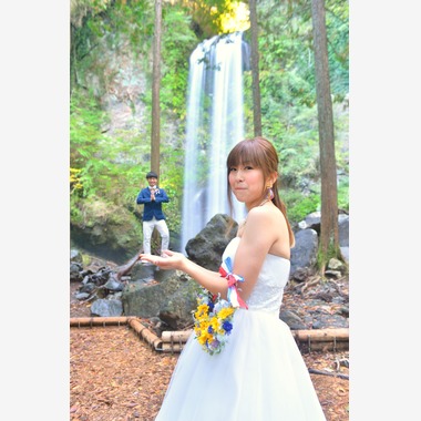 OUTDOOR STUDIOが撮影した「前撮り」のウェディングフォト